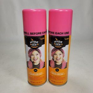 Hyde and EEK! Boutique 2-Pack Halloween PINK 3oz Spray on Temporary Hair Color